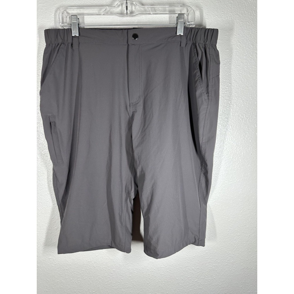 Baleaf Shorts Mens XL Gray Stretch Hiking Golf Athletic Quick Dry Performance - Picture 10 of 10
